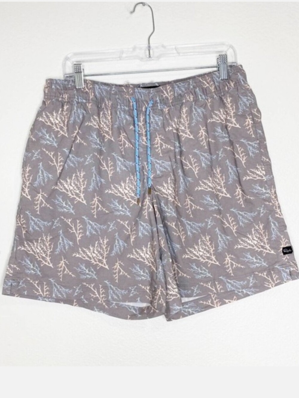 RAILS kian swim shorts in Coral Reef